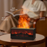 Simulated Fireplace Aroma Diffuser | Air Humidifier
