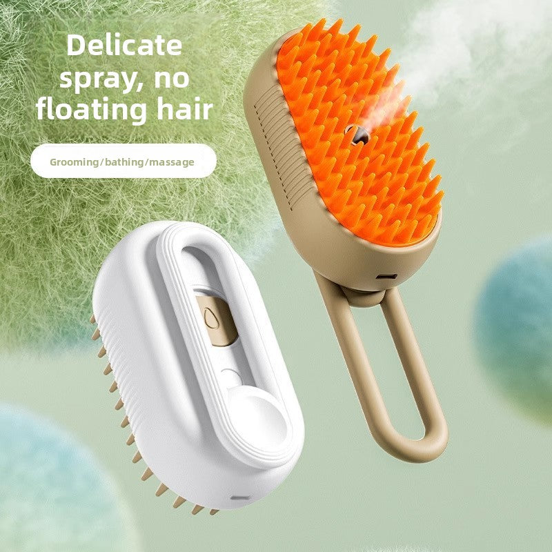 New Cross-Border Pet Spray Massage Comb Cat Comb to Remove Floating Hair Without Bathing Cleaning