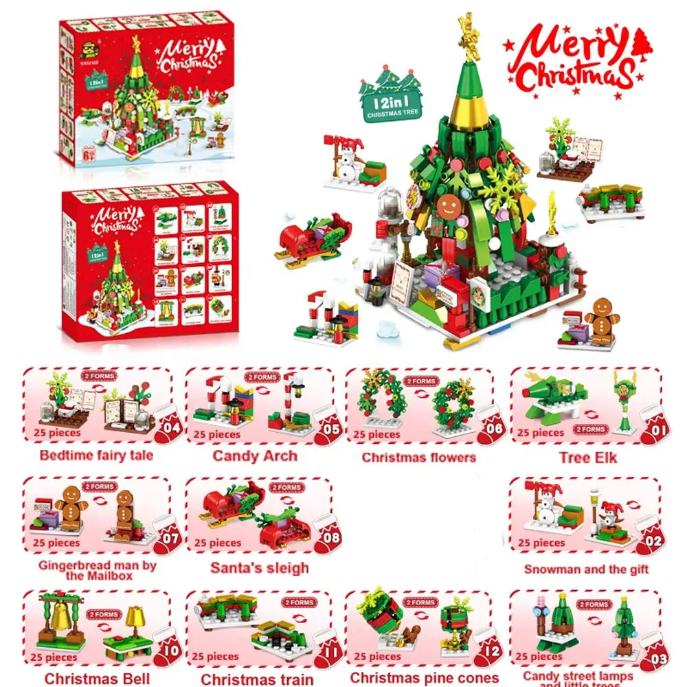 Micro Building Block Christmas Series | Kids Toys