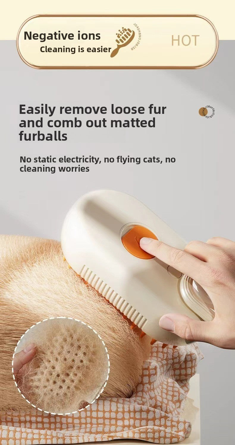 New Cross-Border Pet Spray Massage Comb Cat Comb to Remove Floating Hair Without Bathing Cleaning