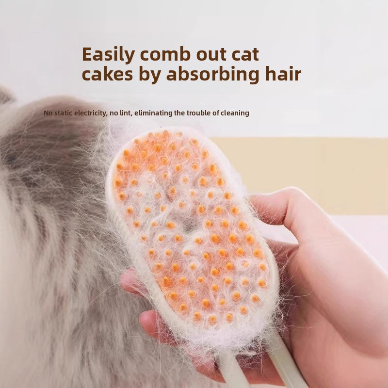 New Cross-Border Pet Spray Massage Comb Cat Comb to Remove Floating Hair Without Bathing Cleaning