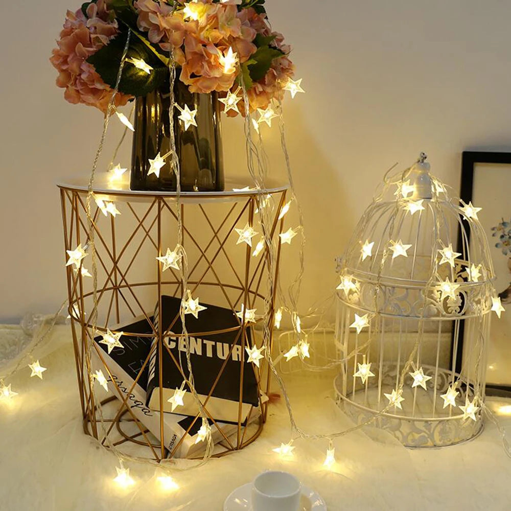 Star Fairy Lights | Garland Bulb String Lights