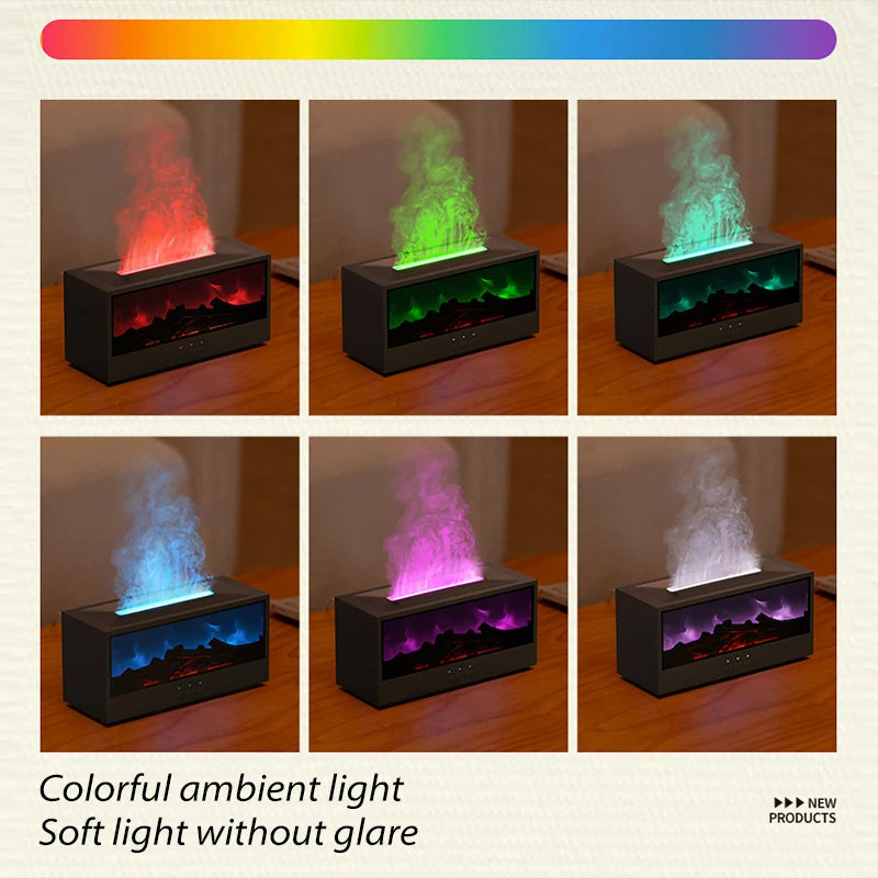 Simulated Fireplace Aroma Diffuser | Air Humidifier