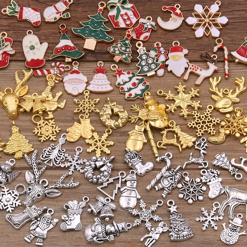 Christmas Drop Oil Charms  | High Quality