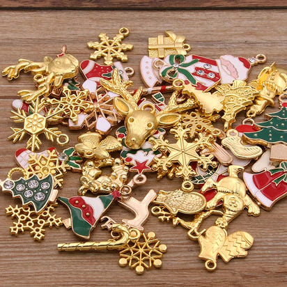 Christmas Drop Oil Charms  | High Quality
