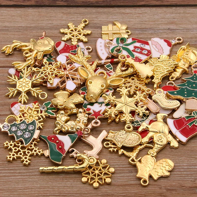 Christmas Drop Oil Charms  | High Quality