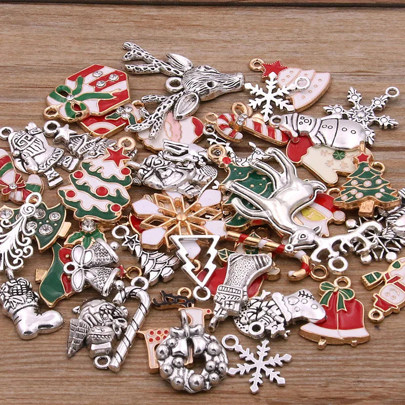 Christmas Drop Oil Charms  | High Quality