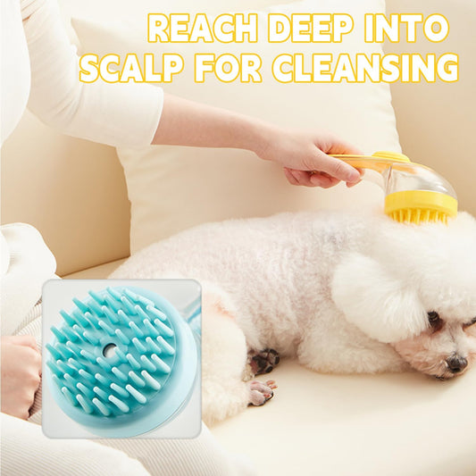Pet massage and bathing brush