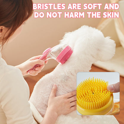 Pet massage and bathing brush