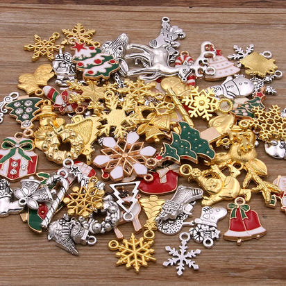 Christmas Drop Oil Charms  | High Quality