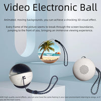 Christmas gift 2.76 inch Glass Ball Lamp 3D Video Crystal Ball Spherical Pixel Display Screen 4GB Videos Player for Gift