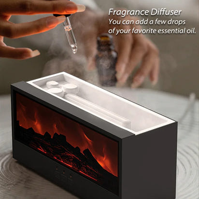 Simulated Fireplace Aroma Diffuser | Air Humidifier