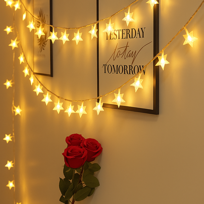 Star Fairy Lights | Garland Bulb String Lights