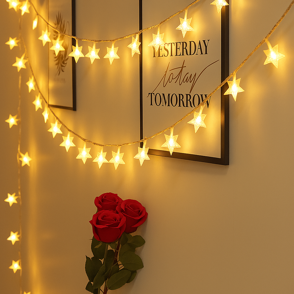 Star Fairy Lights | Garland Bulb String Lights