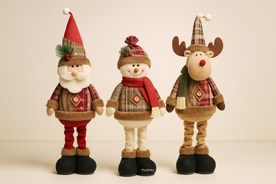 Santa Doll Decoration 2025 – Merry Christmas & New Year Ornament