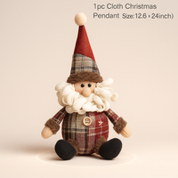 Santa Doll Decoration 2025 – Merry Christmas & New Year Ornament