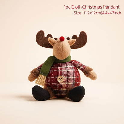 Santa Doll Decoration 2025 – Merry Christmas & New Year Ornament