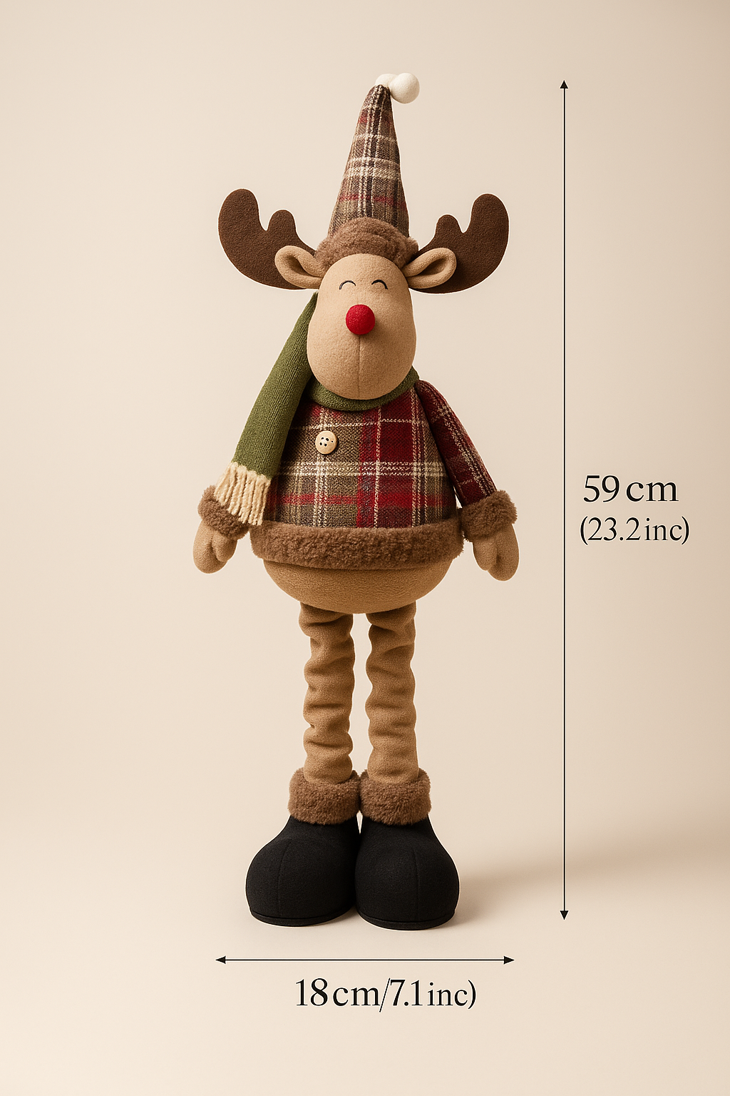 Santa Doll Decoration 2025 – Merry Christmas & New Year Ornament