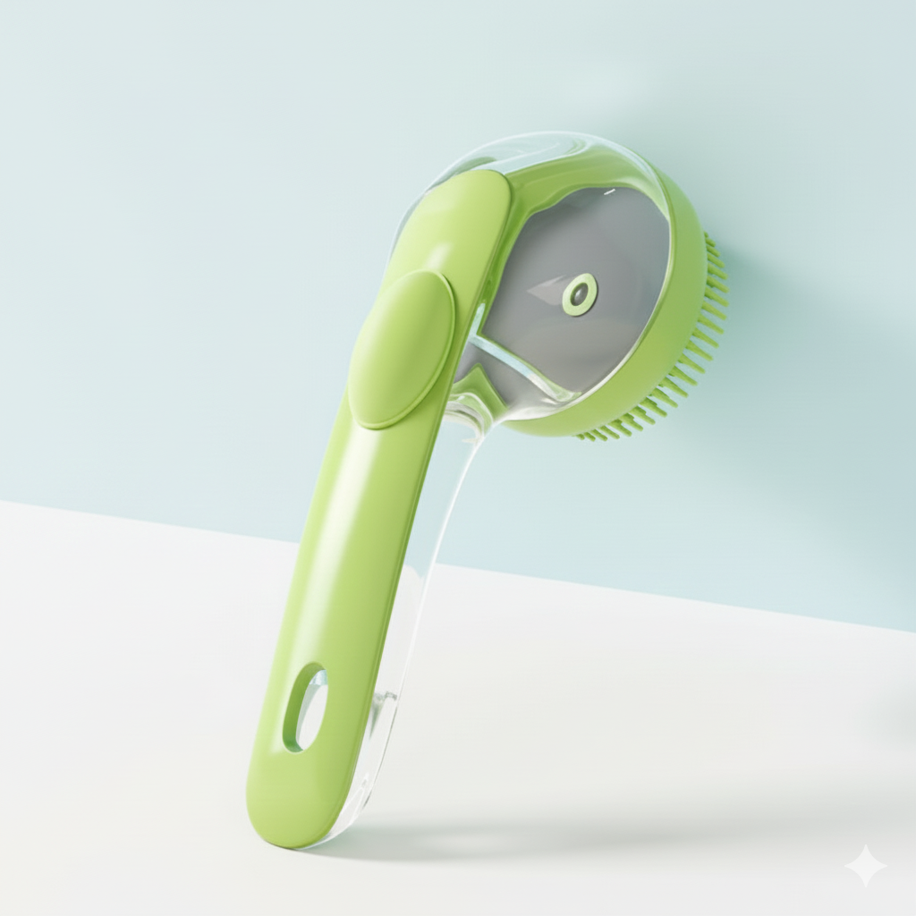 Pet massage and bathing brush