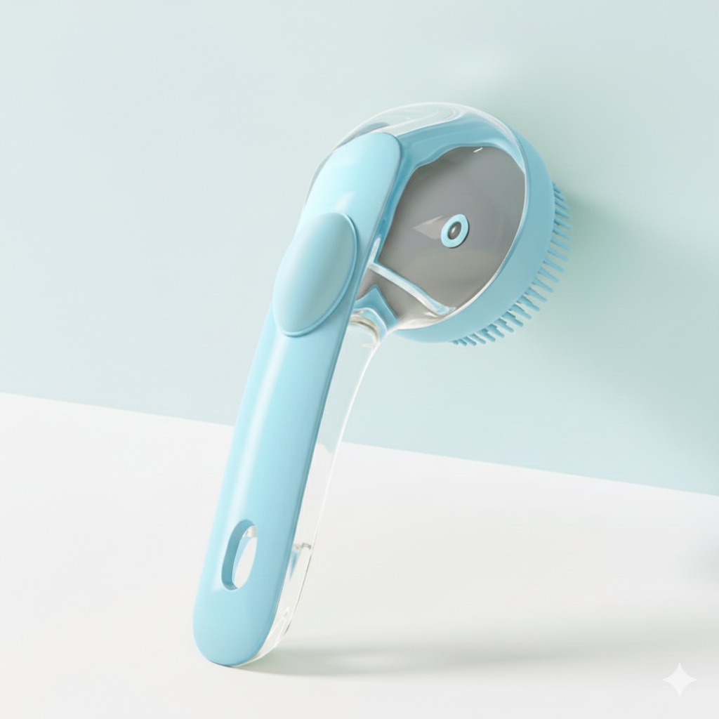 Pet massage and bathing brush