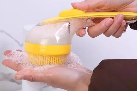 Pet massage and bathing brush
