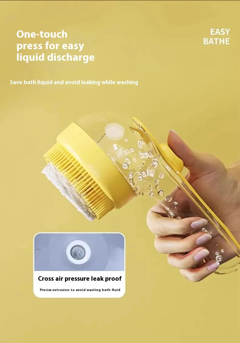 Pet massage and bathing brush