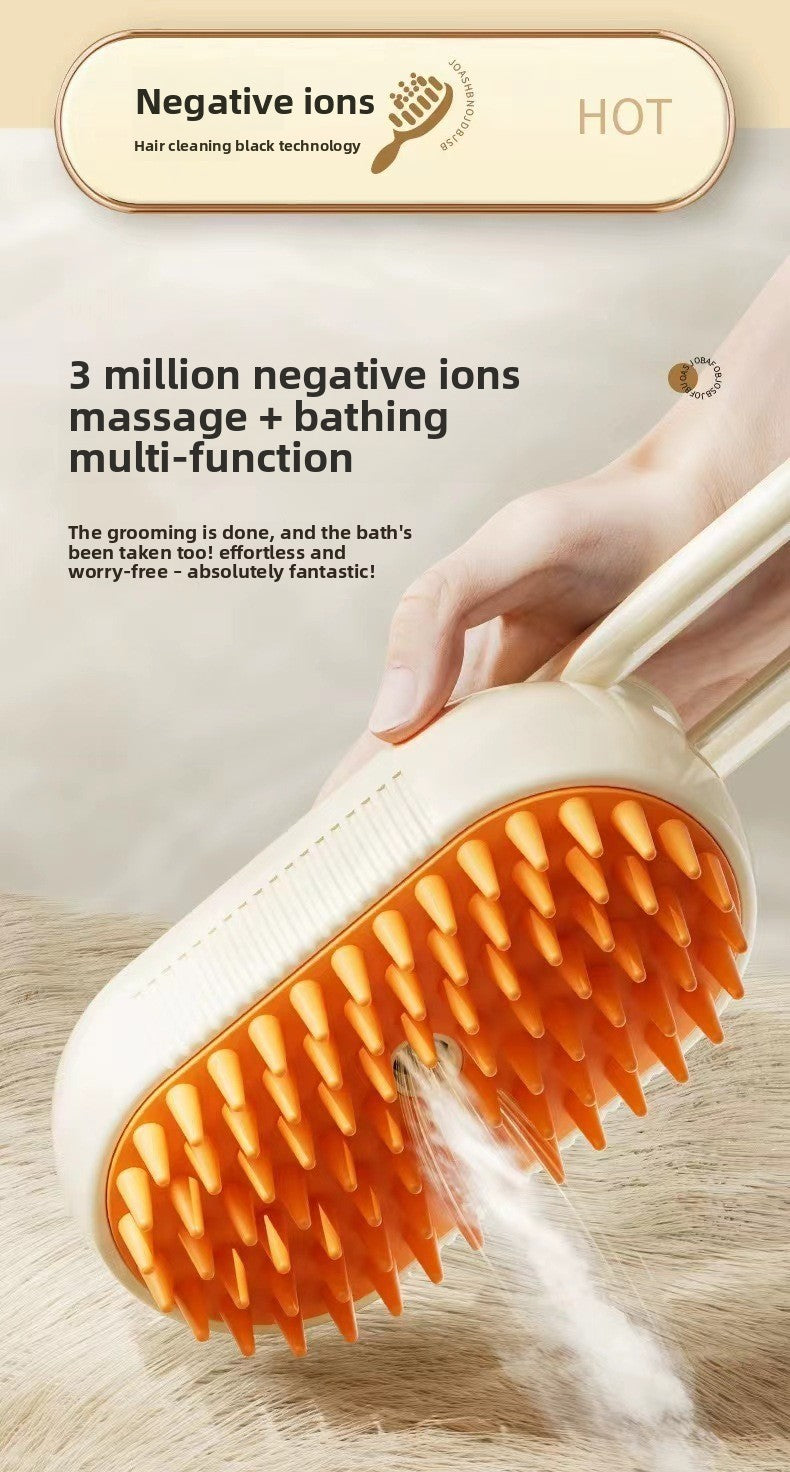 New Cross-Border Pet Spray Massage Comb Cat Comb to Remove Floating Hair Without Bathing Cleaning