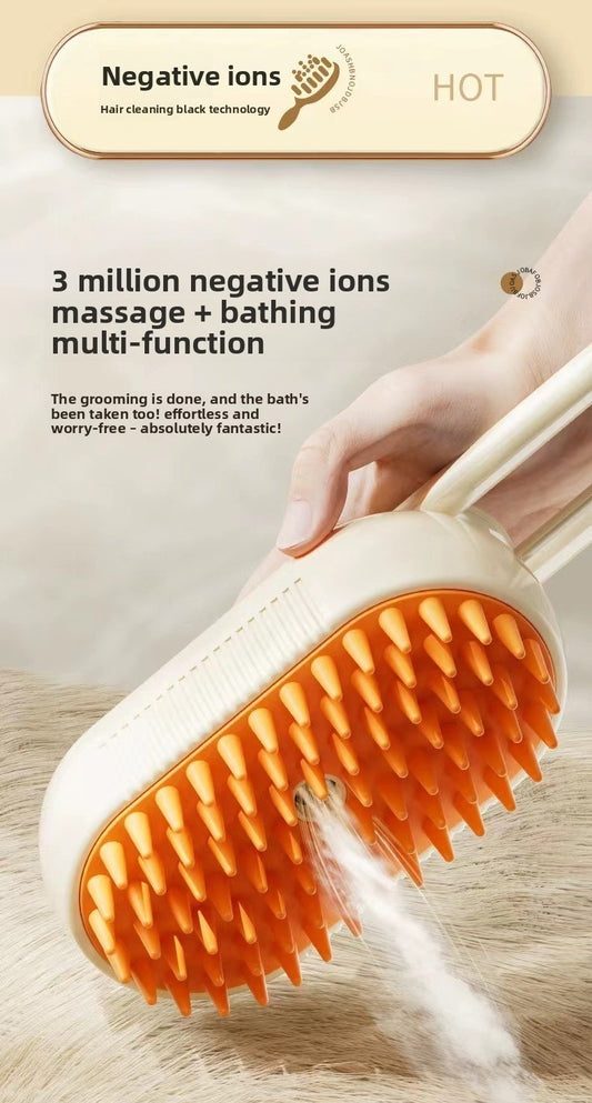 New Cross-Border Pet Spray Massage Comb Cat Comb to Remove Floating Hair Without Bathing Cleaning