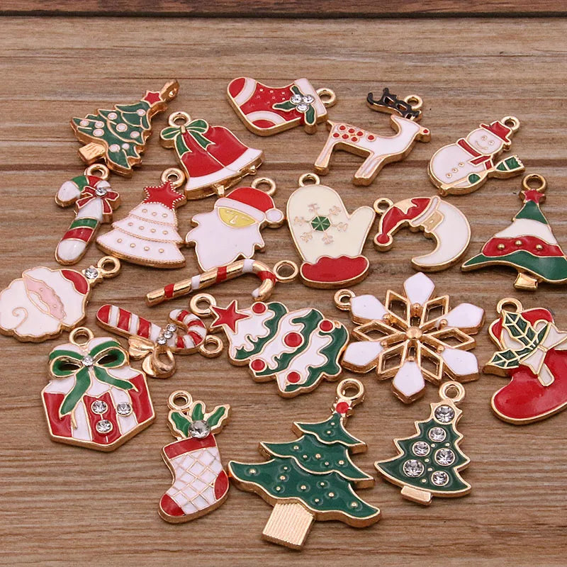 Christmas Drop Oil Charms  | High Quality