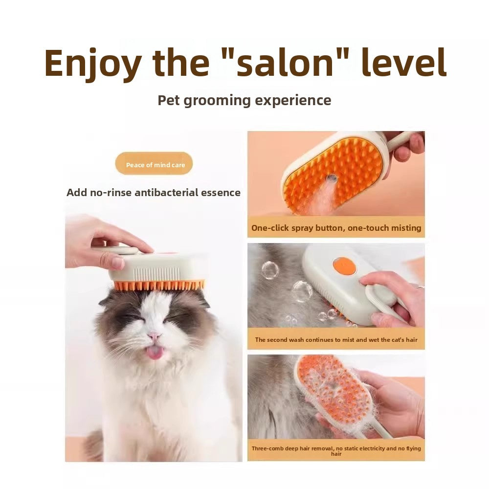 New Cross-Border Pet Spray Massage Comb Cat Comb to Remove Floating Hair Without Bathing Cleaning