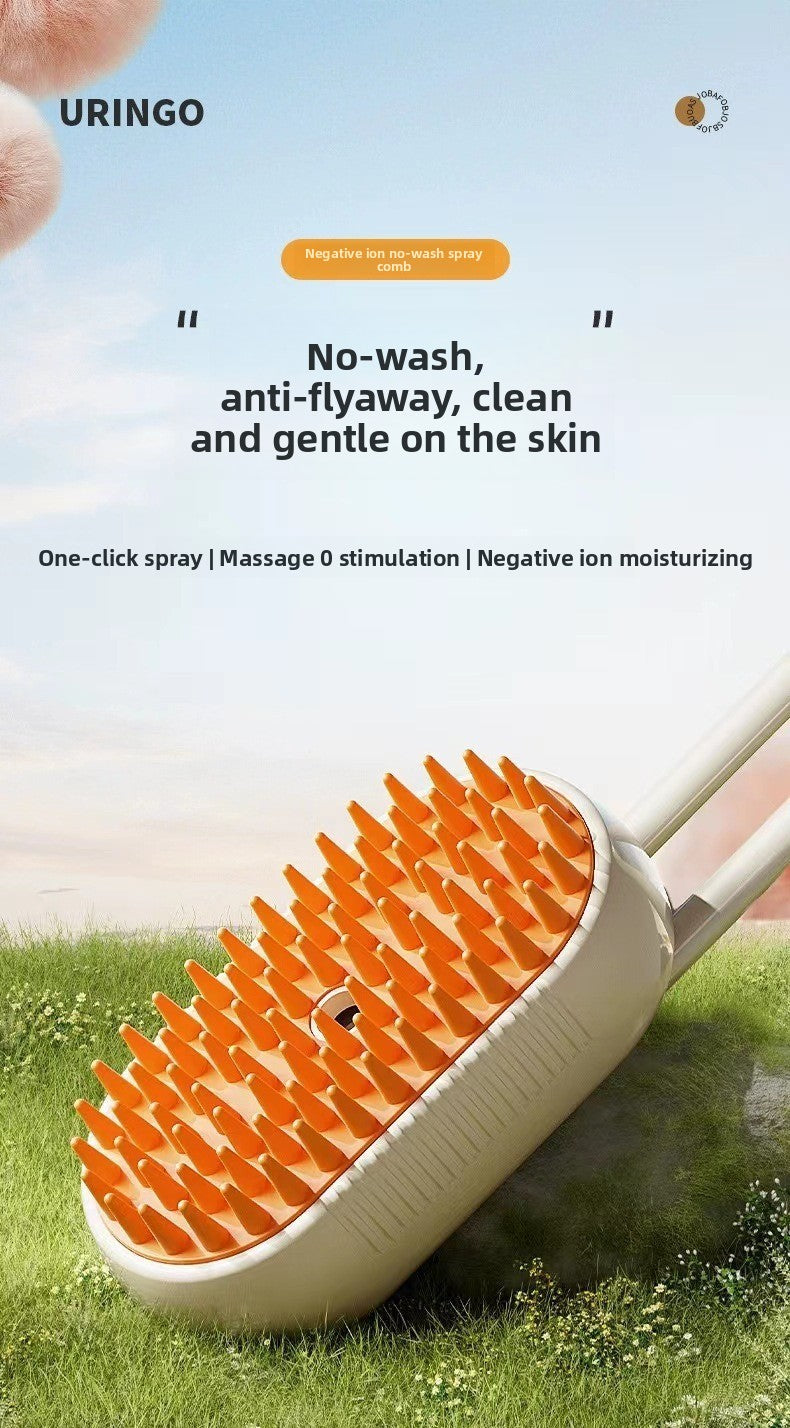 New Cross-Border Pet Spray Massage Comb Cat Comb to Remove Floating Hair Without Bathing Cleaning
