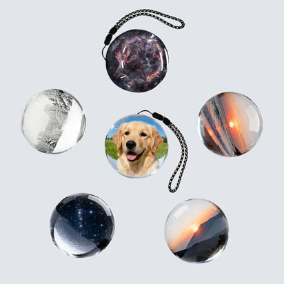 Christmas gift 2.76 inch Glass Ball Lamp 3D Video Crystal Ball Spherical Pixel Display Screen 4GB Videos Player for Gift