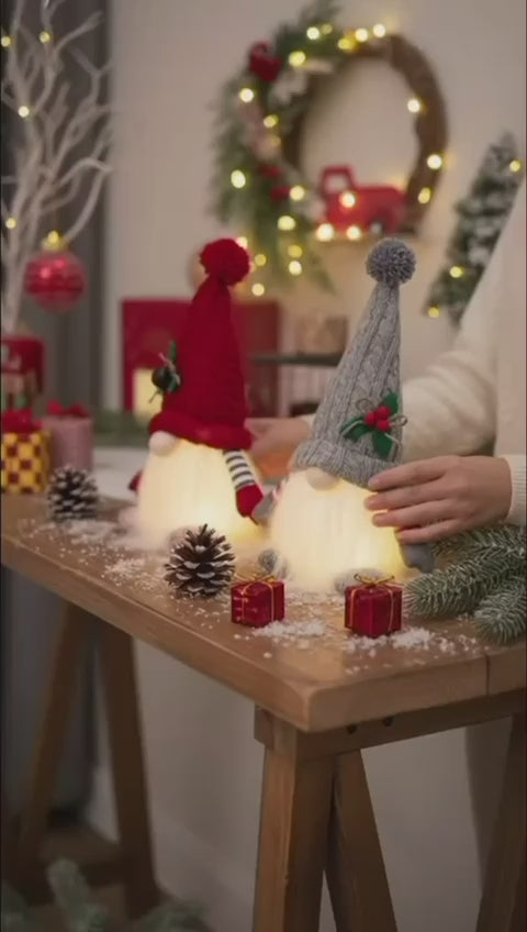 Glowing Gnome Dwarf Doll - Holiday Edition video