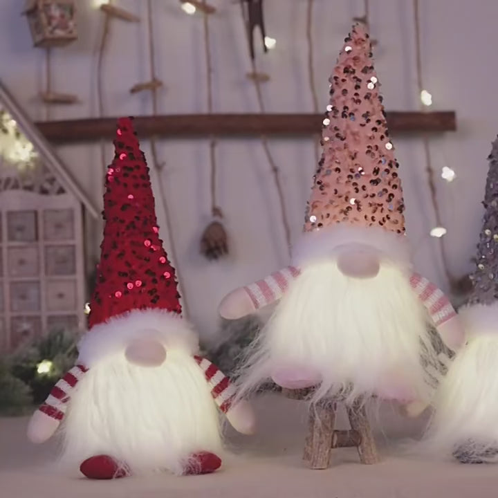Glowing Gnome Dwarf Doll - Holiday Edition video